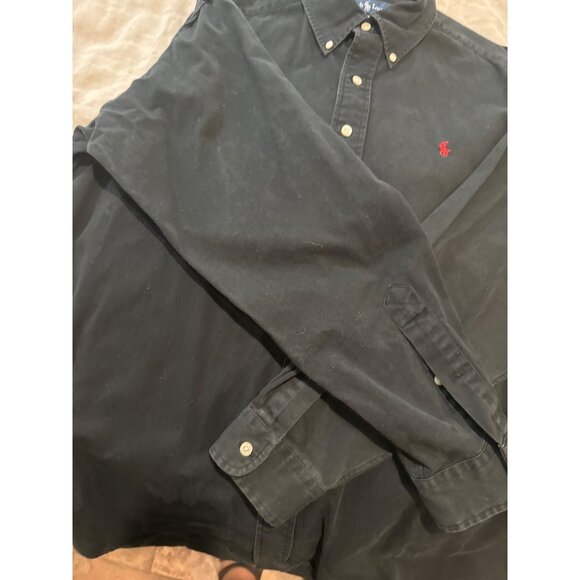 Ralph Lauren Button-Up Shirt L Men's Blake 100% Cotton Polo Logo Red horse - Picture 3 of 11